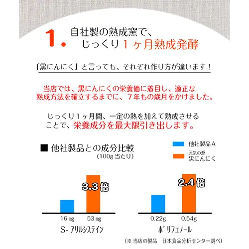 元気の源　黒にんにく　240g [No.672]
