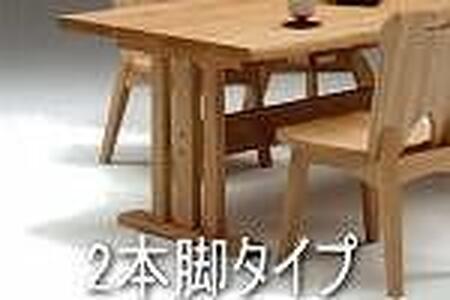 【幅220 奥行100 高さ69】天板厚4センチダイニングテーブルTD220×100センチ 国産ヒノキ＜色・脚選択可＞