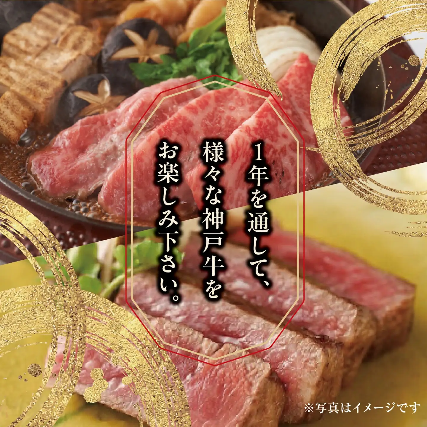  定期便 神戸牛 食べ比べDコース（6回お届け）