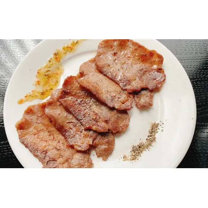 【訳あり】 牛タンスライス 厚さ3mm 塩仕込み 薄切り 計約1kg（500g×2P）牛タンスライス