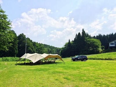 【5組限定】妙高山を望む絶景キャンプ場 2人泊分デジタルチケット ｜ 『やすらぎの森オートキャンプ場』【長野県 信濃町ふるさと納税】