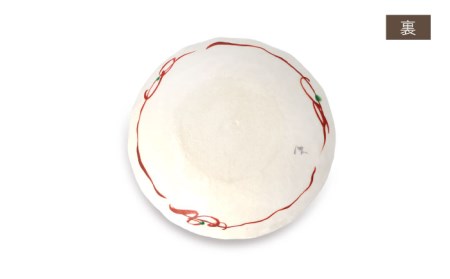 【美濃焼】陶芸家「榛澤 宏」  赤絵 18cm プレート  ペアセット【井澤コーポレーション】[TBP064]