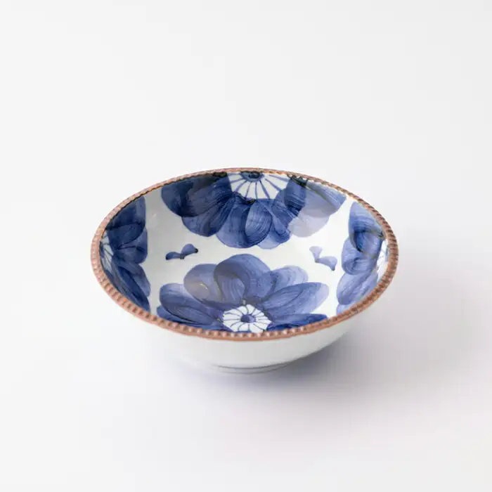 いげ皿 丸鉢染ソフィア(赤青) 16cm 2点 NAZ508 皿 食器