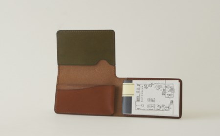 革かばん・purr（パー） Lpasscase（brown）［No.292-02］