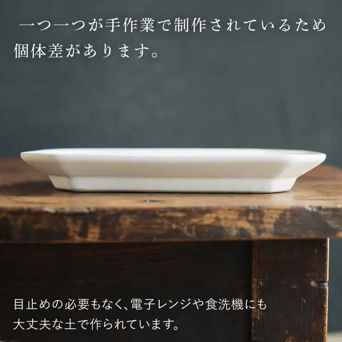 【波佐見焼】八角 プレート (中) 白マット釉 2枚セット 食器 皿【イロドリ】[KE37] 波佐見焼