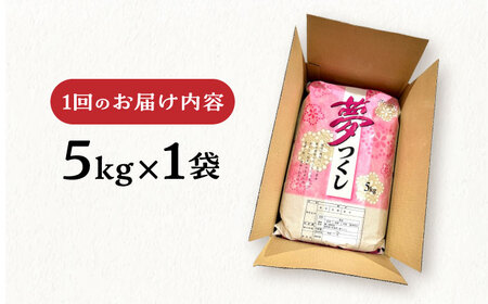 【全12回定期便】糸島産 夢つくし 5kg × 12回 糸島市 / 三島商店 [AIM007] 米 白米
