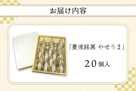 豊後銘菓　やせうま　20個入り J09017