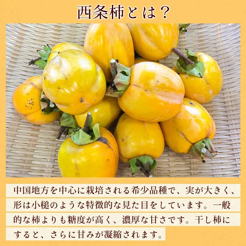 A-863 干し柿用西条柿(渋柿) 20個