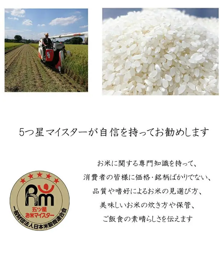 無洗米　川越でとれたお米　5kg ／ 白米 埼玉県 こしひかり 彩のきずな主体のブレンド米