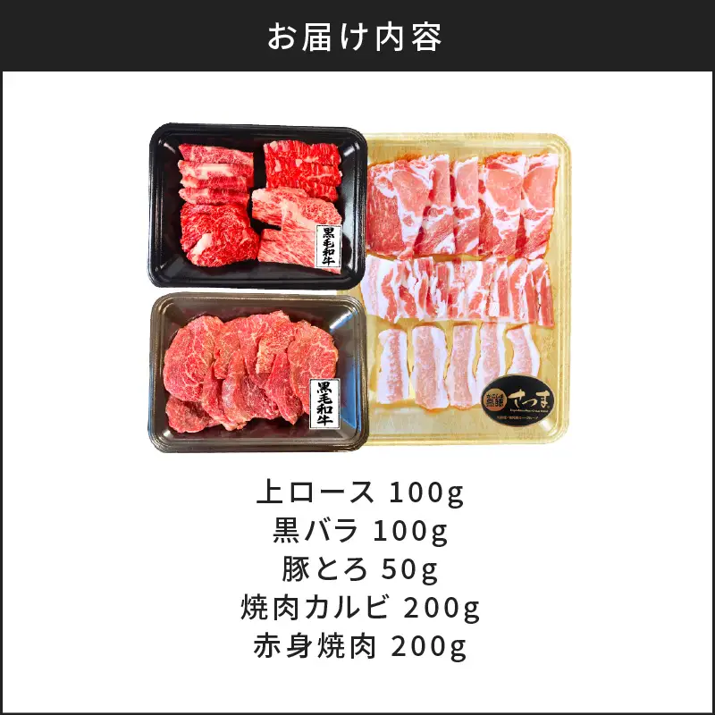 黒豚&黒牛BBQセット K098-004 肉 豚肉 牛肉 冷凍