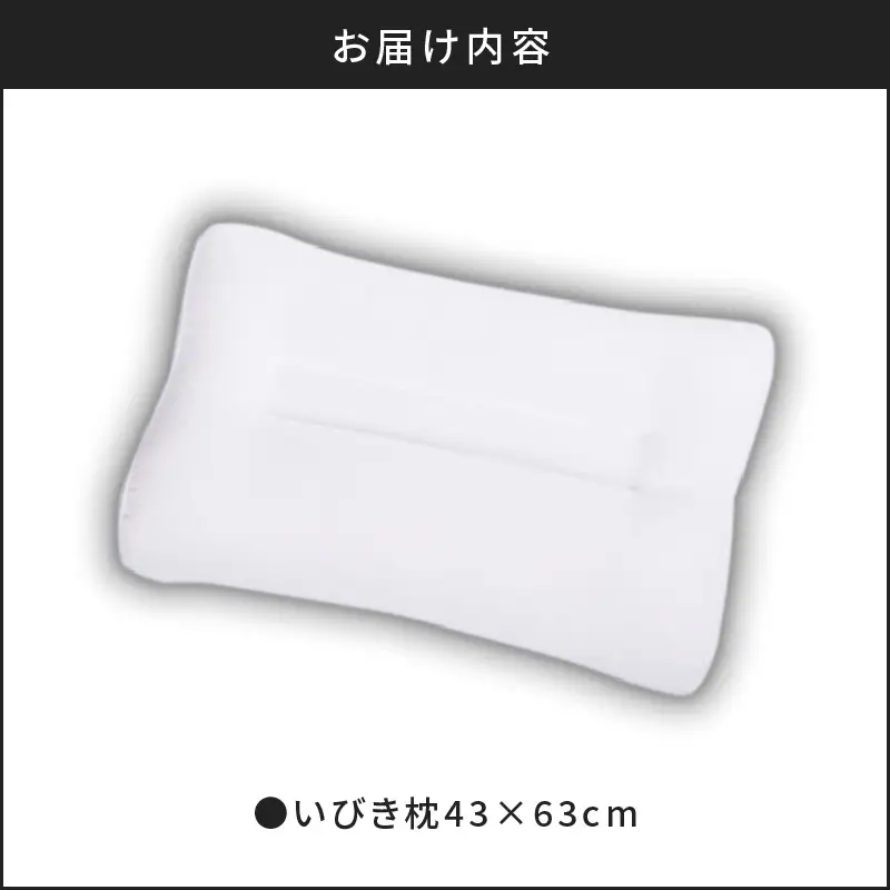 いびき枕43×63cm ブラック K018-003_02