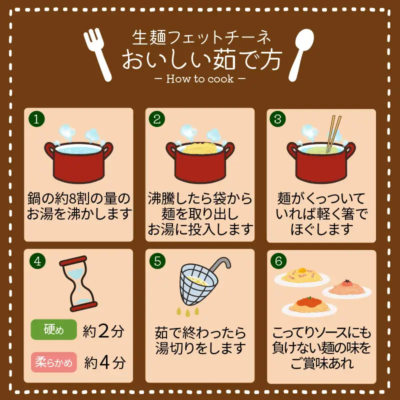 【3ヶ月 定期便】生フェットチーネ 20個 お手軽 ソース 3個付き K036-T08