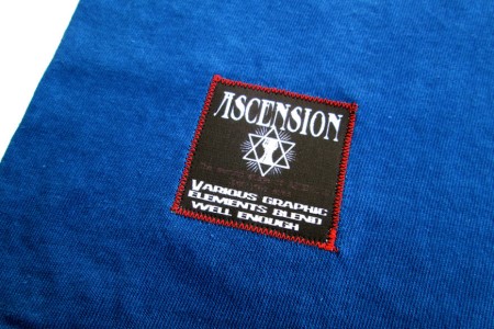 Tシャツ 藍染めタイダイD ASCENSION Tシャツ【1枚】 S