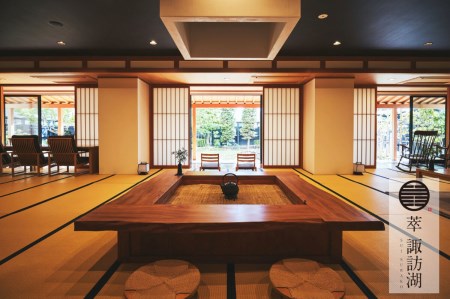 上諏訪温泉 しんゆ 萃sui-諏訪湖 宿泊券 30,000円分 [12-03]