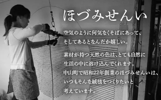 《ほづみせんい》麻緞通バスマット F4A-0247