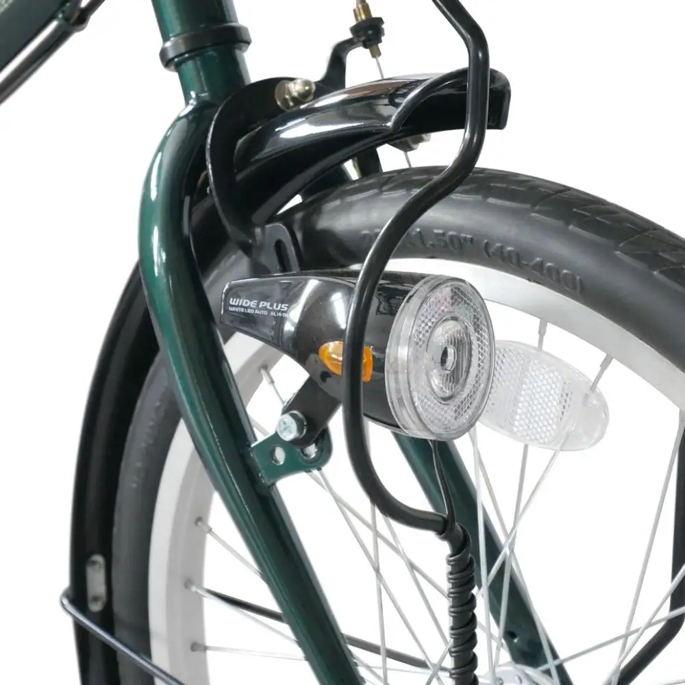 ノーパンク 折りたたみ自転車 VELETA 20インチ White 送料無料 全国配送離島含│自転車 完成品 組み立て不要 空気入れ不要 パンクしない 通勤 通学 サイクリング 新生活 武田産業 三重県 四日市市 ふるさと納税