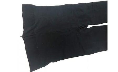 国産黒タイツ５足セット（着圧タイプ80デニール／サイズ：LL）/ 日本製タイツ レディースタイツ ソフト着圧タイツ 個包装タイツ 黒タイツ ブラックタイツ 防寒タイツ 美脚タイツ 無地タイツ 工場直送タイツ まとめ買いタイツ