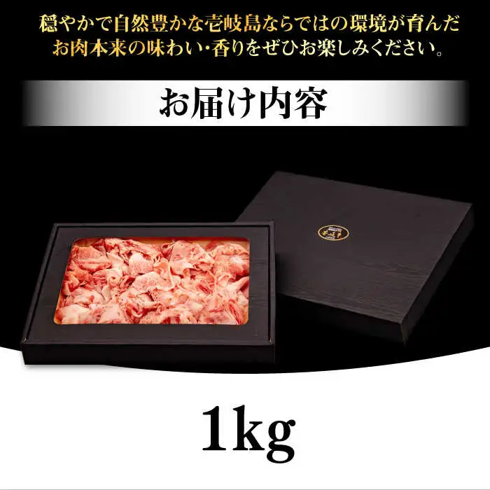 壱岐牛 こま切れ （バラ） 1kg《壱岐市》【株式会社イチヤマ】 肉 牛肉 細切れ 小間切れ BBQ 焼肉 [JFE054] 31000 31000円 その他・加工品