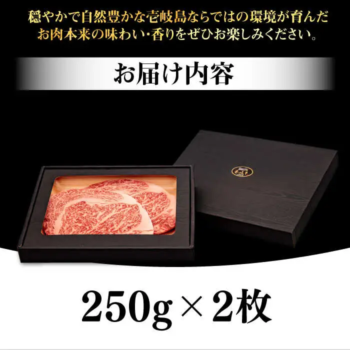 壱岐牛 リブロースステーキ 500g《壱岐市》【株式会社イチヤマ】 肉 牛肉 リブロース ステーキ BBQ 焼肉 [JFE056] 31000 31000円