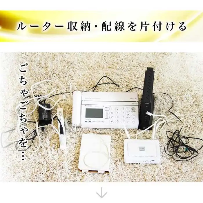 【完成品】ゴールデンFAX台 扉1枚タイプ 鏡面ホワイト AKU101747702