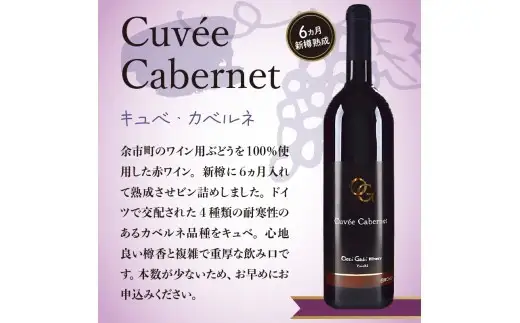 【OcciGabi Winery】おススメ黒ラベルシリーズ４本セット　【余市のワイン】_Y012-0114