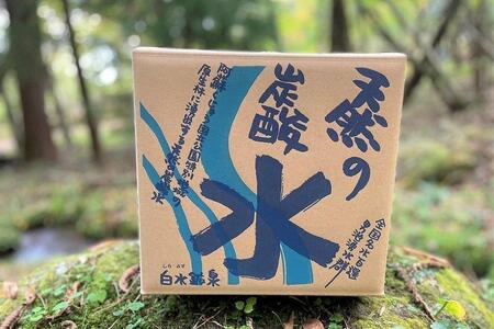 ＜2か月に1度のお届け！全6回 定期便＞天然炭酸水　白水鉱泉　18Ｌ×1箱