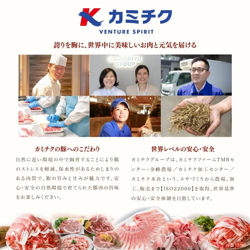 【鹿児島県産】豚3種類 計1.5kgセット 豚肉 ロース バラ スライス 肩ロース しゃぶしゃぶ 生姜焼き お肉 国産 小分け 冷凍 カミチク 南さつま市