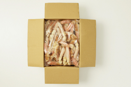 生食用本ズワイガニ爪下棒肉ポーション600g A-11221