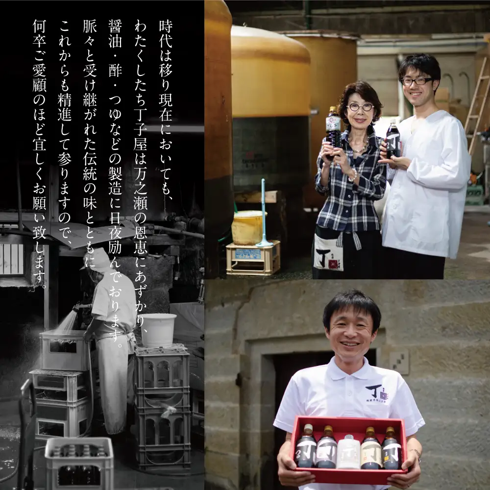 【創業享保20年の老舗醤油屋】丁子屋のかごしま調味料 詰め合わせ (6種) 贈答用 調味料 醤油 つゆ めんつゆ 酢 お酢 なごみ酢 鹿児島 南さつま市