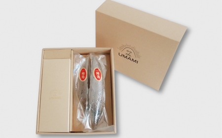 UMAMI 鰹節削り器 本枯鰹節（2本） セット 桐 青紙×白樫 045S004