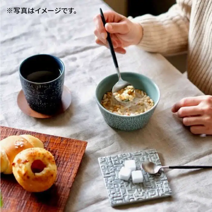 【波佐見焼】PATTERNED BOWL ペア 2点セット yellow + ecru【BIRDS’ WORDS】[CF057] 波佐見焼