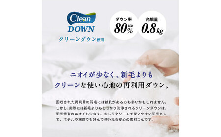 日本製 羽毛布団 シングルロング クリーンダウン（サンドベージュ／ブラウン／ブラック） 寝具 羽毛 再生羽毛 洗濯可 洗える 布団 ふとん 掛け布団 掛布団 掛ふとん