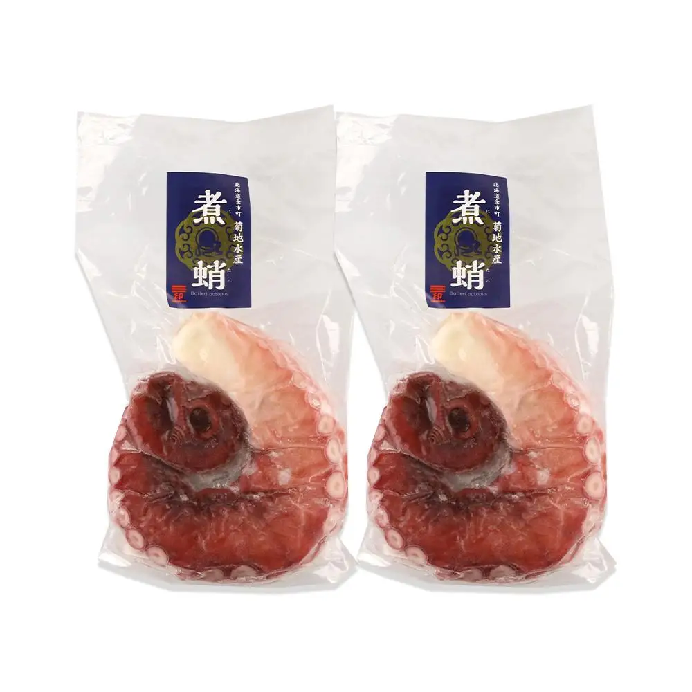 北海道産 やわらか煮たこ足（約600g）2本セット＜菊地水産＞_Y020-0429