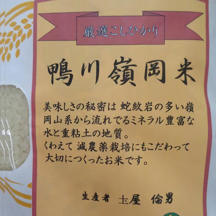 【定期便】【令和7年産】嶺南ファームの嶺岡米「コシヒカリ」5kg×3回 [0050-0101]