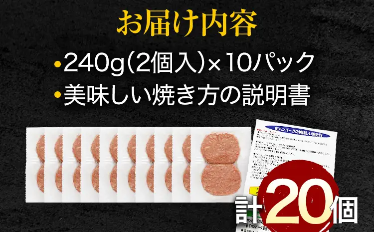 ハンバーグ 佐賀牛入り 120g 20個 生ハンバーグ