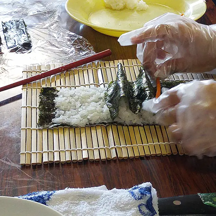 【房州郷土料理】太巻き祭り寿司作り体験 2名様 [0015-0037]