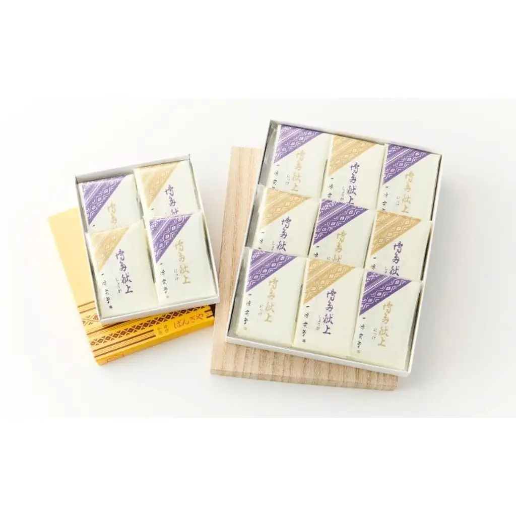 【福岡市製造のお菓子】博多献上８枚×1箱と２０枚×１箱のセット