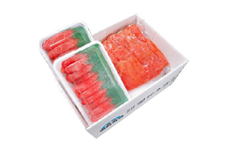 根室海鮮市場[直送]甘口たらこ400g、辛子明太子500g A-28068