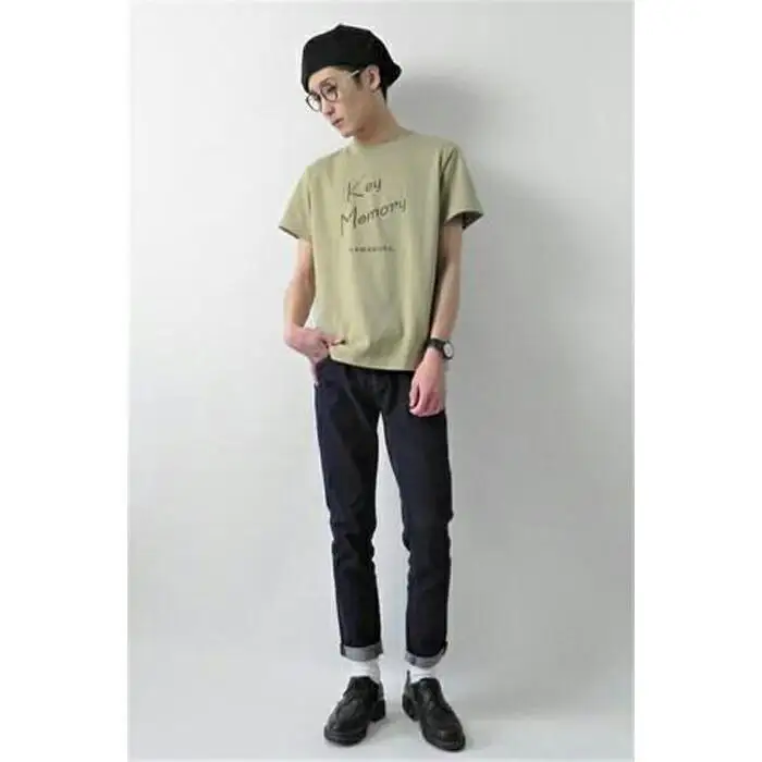 【1サイズ】KEYMEMORY かまくらロゴＴシャツ　BEIGE