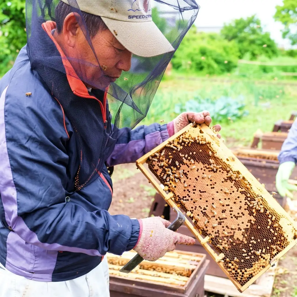はちみつ 国産天然 もちのき 化粧箱入 はちみつ【1kg】