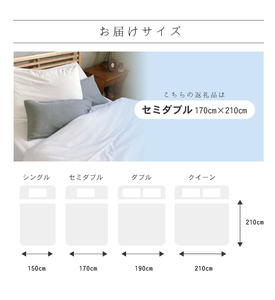 SY0019　【ベッド専用】ベッドをご使用の方に最適な羽毛布団（セミダブル）