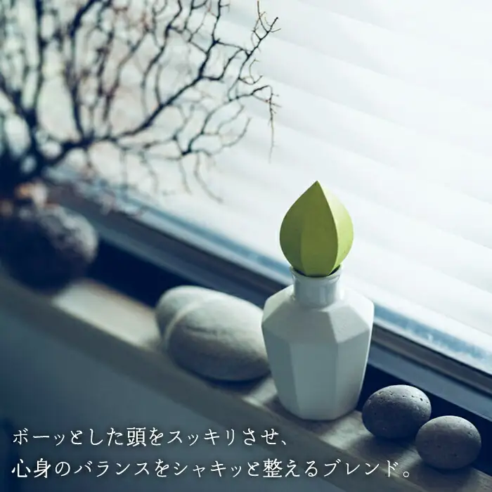 アロマディフューザー「かぐわしもえぎ」と詰め替え用セット 約4ヶ月分【ヤマノテ】[ZBD008]