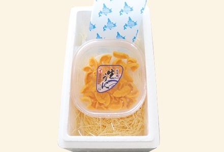 エゾバフンウニ塩水パック70g×1P[10月中旬以降発送] A-40017