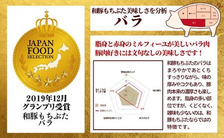 和豚もちぶた バラ しゃぶしゃぶ用 600g かや織りふきん包み 豚バラ （300g×2パック） セット もち豚 お肉 肉 豚肉 豚 しゃぶしゃぶ おかず 惣菜 朝ごはん お弁当 ギフト ふきん 小分け 冷凍 新潟県 新潟 
