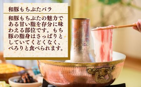 和豚もちぶた ロース・バラ しゃぶしゃぶセット 800g （400g×2パック） 2種 詰め合わせ セット 豚ロース 豚バラ 食べ比べ もち豚 お肉 肉 豚肉 豚 しゃぶしゃぶ おかず 惣菜 朝ごはん お弁当 ギフト ふきん 小分け 冷凍 新潟県 新潟 