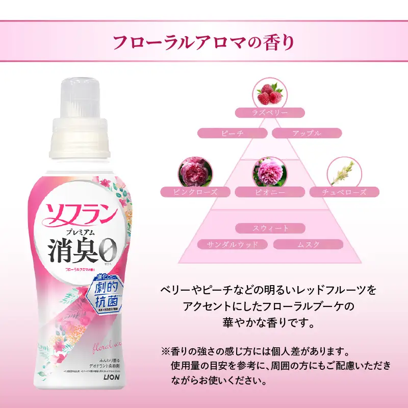 柔軟剤 ソフラン プレミアム消臭 フローラルアロマ 詰替え 380ml 20個 柔軟剤