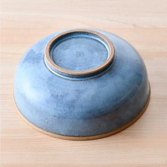 【波佐見焼】テラコッタ BLUE ボウル (LL) 皿 食器  大鉢 【利左エ門窯】[QB56] 波佐見焼