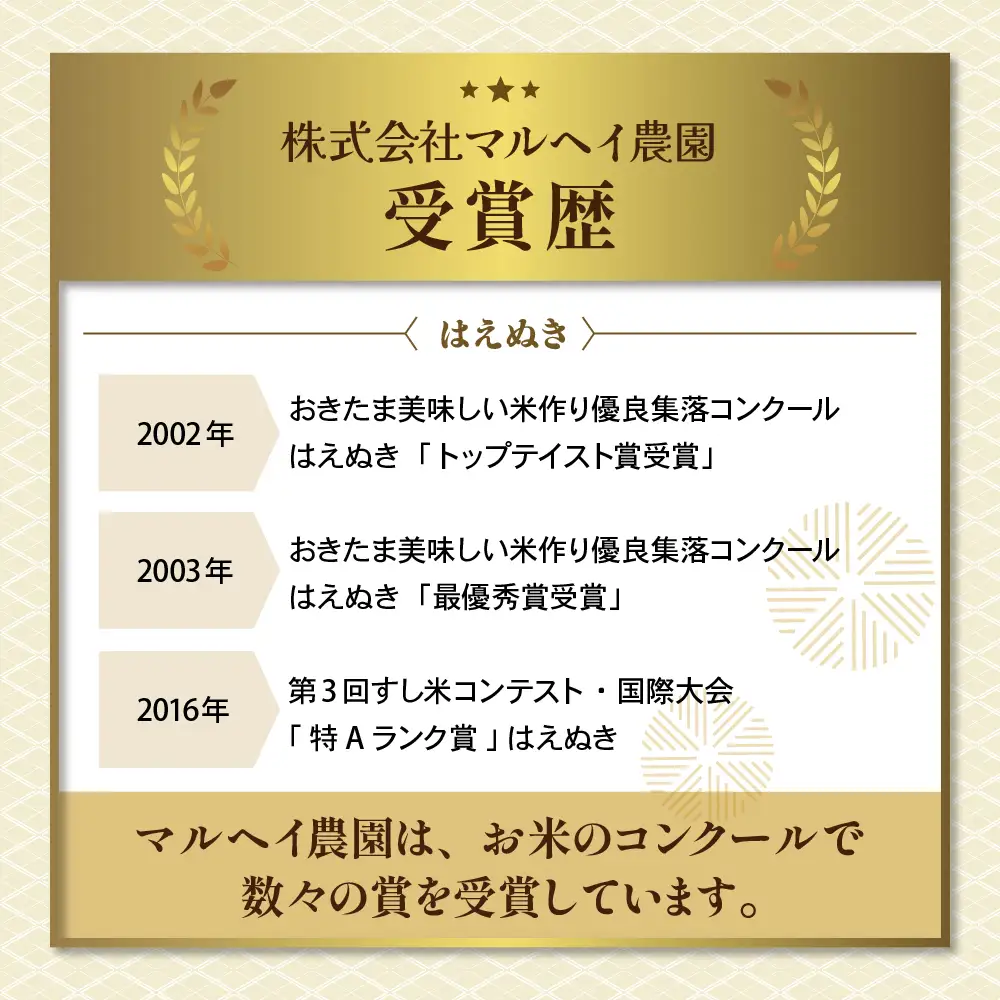 【 令和7年産 】 米沢米 棚田米 はえぬき 10kg ( 5kg×2袋 ) 〔2025年10月中下旬頃～順次お届け〕特別栽培米 2025年産 産地直送 農家直送