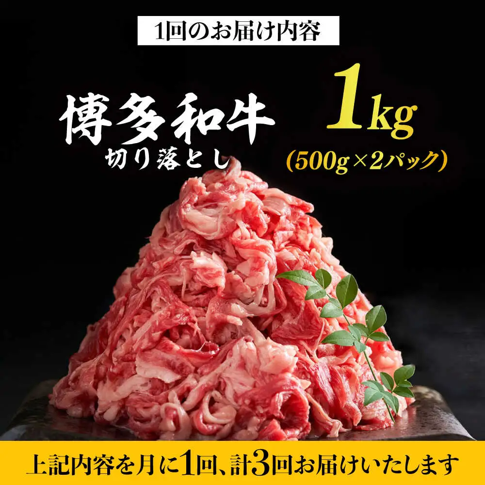 切り落し 【全3回定期便】 [ABBP027] 切り落し