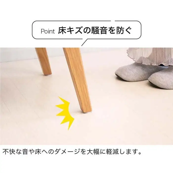 フェルト床キズ防止シール(丸 直径2.5cm 72個入り) SNG1021073